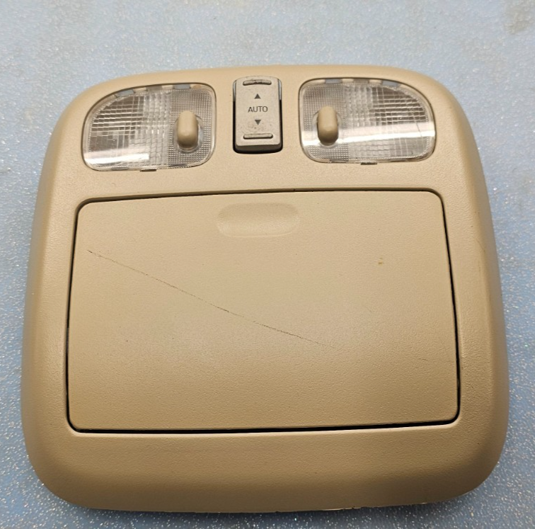 🔥2007-2009 LINCOLN MKZ OVERHEAD DOME LIGHT CONSOLE TAN OEM