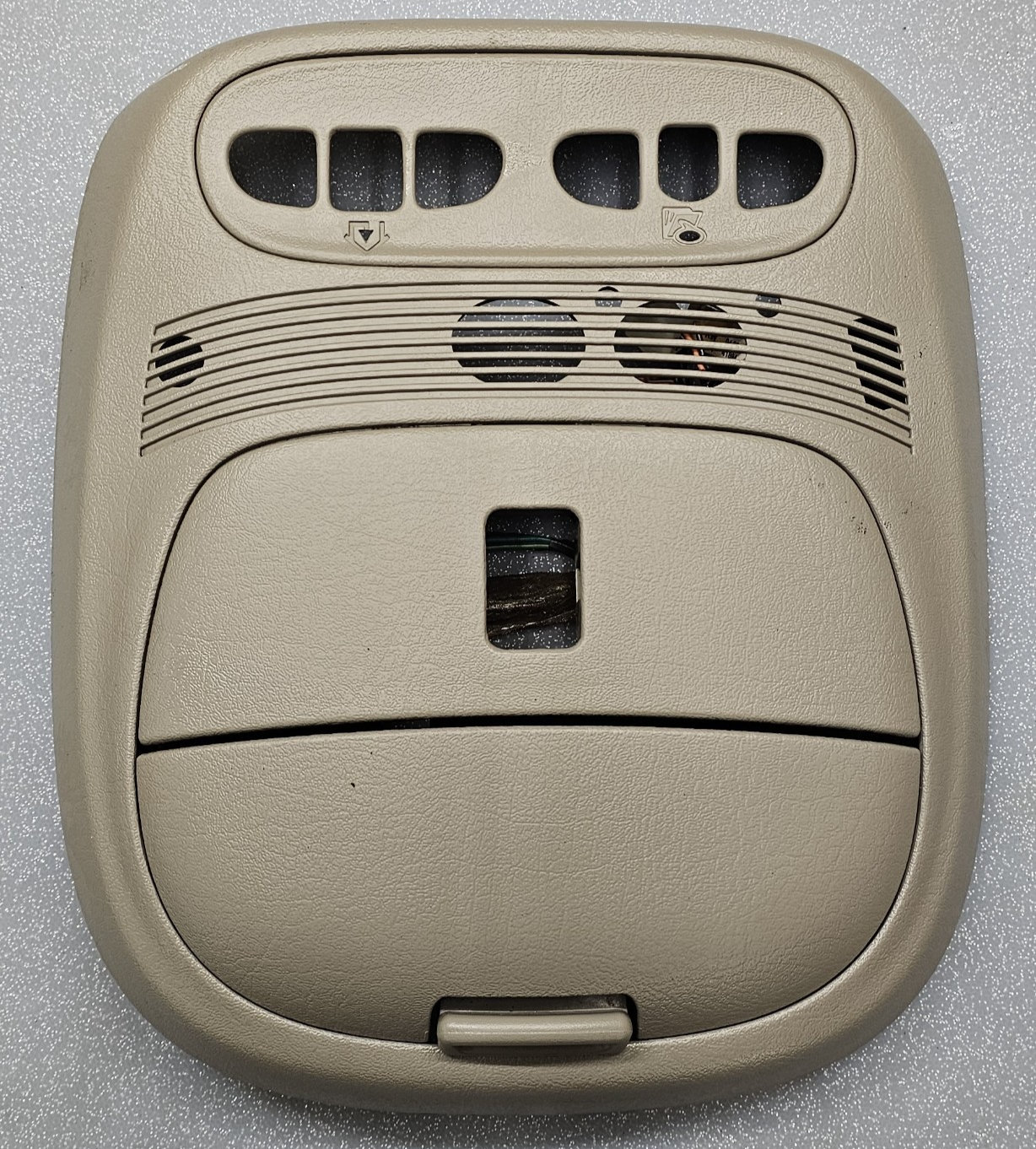 🔥02-04 Envoy Rainier Trailblazer Overhead Console Dome Map Light Lamp Tan