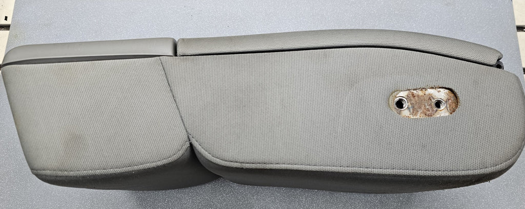 2004-2008 Ford F-150 Center Console JUMP SEAT Armrest Cup Holder LIGHT GRAY JS1