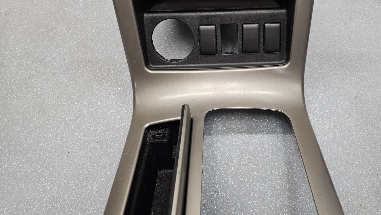 🔥05-12 NISSAN PATHFINDER CENTER CONSOLE SHIFTER SHIFT STORAGE BEZEL TRIM SILVER
