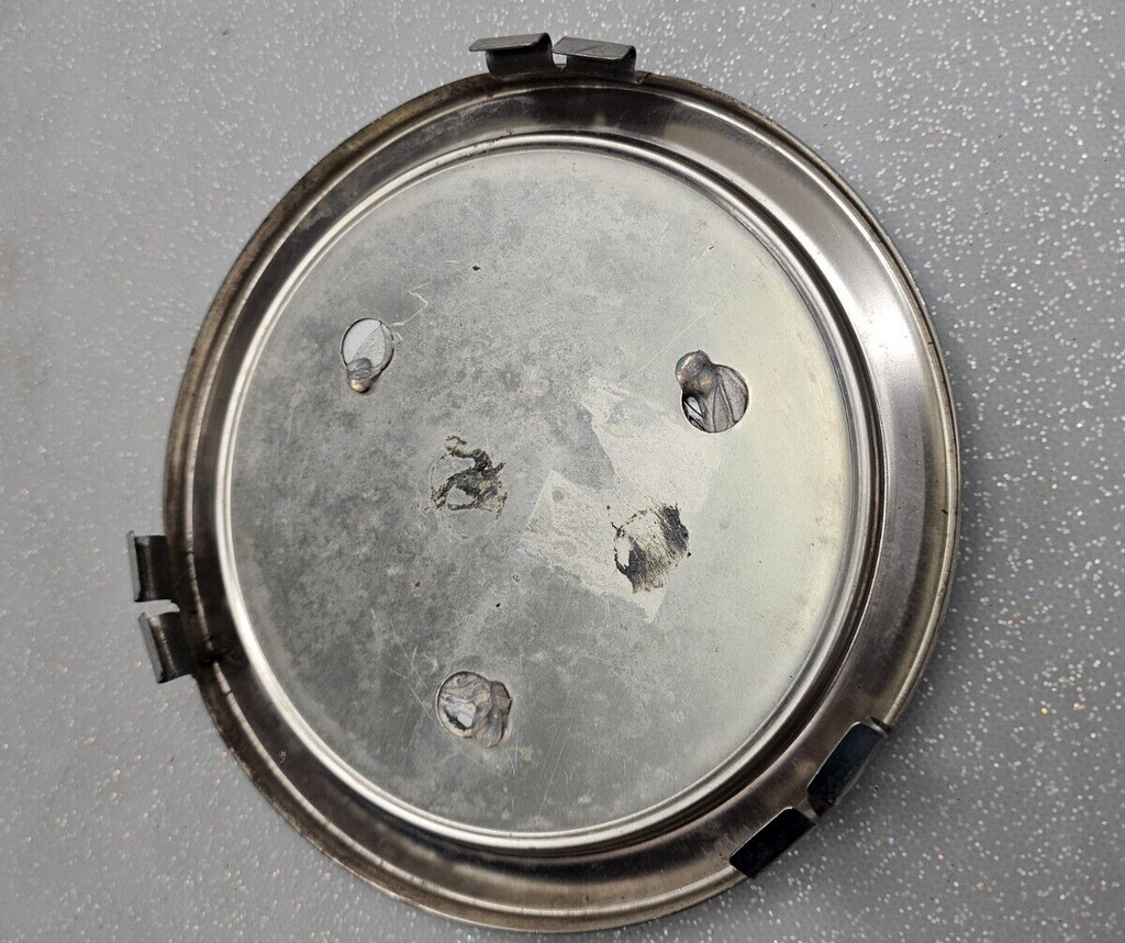 88-91 Cadillac Deville Front Rear LH/RH Wheel Center Cap Hubcap Silver Lower OEM