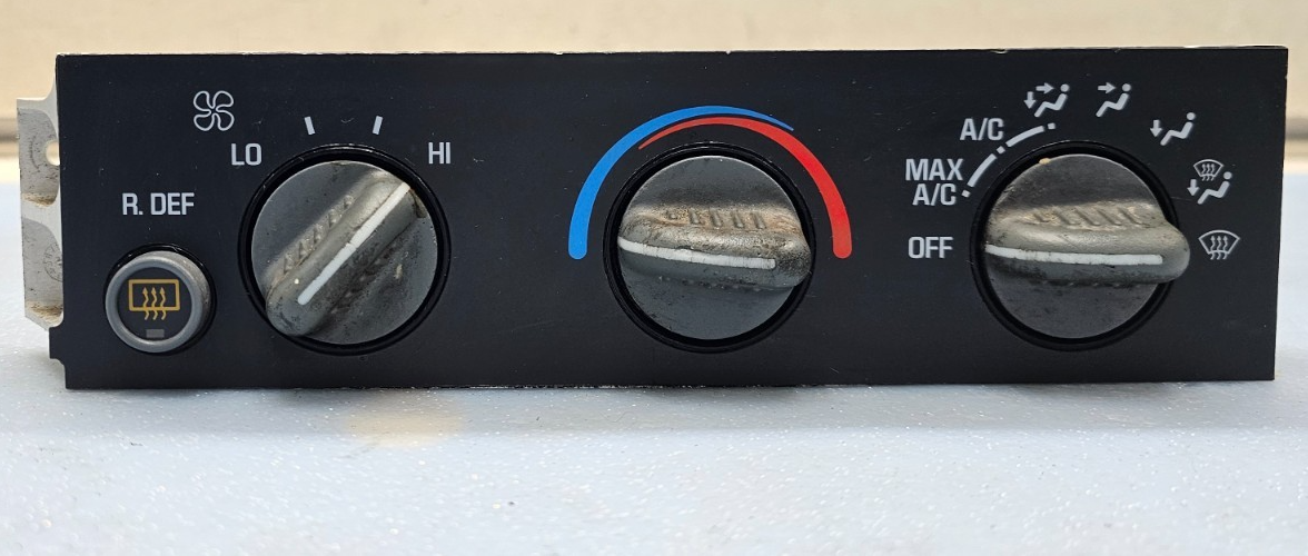🔥01-07 Chevy Express A/C AC HVAC Heater Temperature Climate Control Dash Black