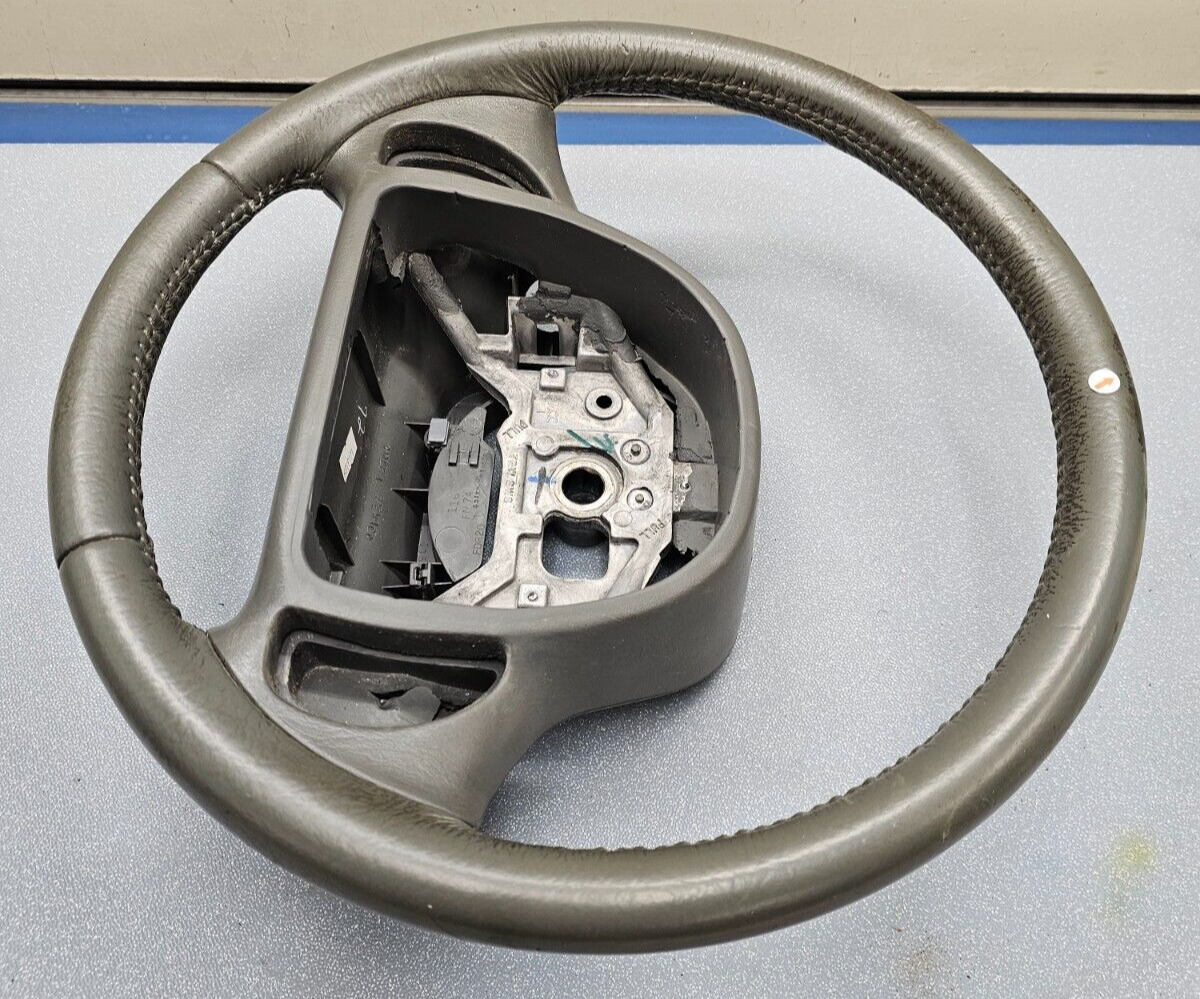 🔥98-04 Grand Marquis Crown Victoria Town Car Driver Steering Wheel Leather Gray