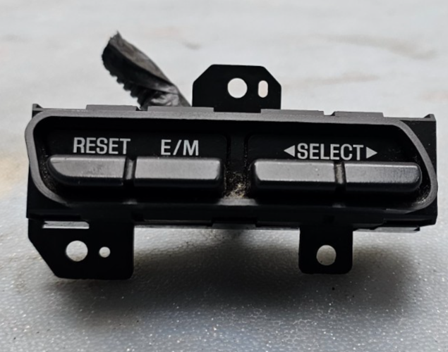 🔥98-06 CROWN VICTORIA GRAND MARQUIS DASH RESET E/M SELECT FUEL MILEAGE SWITCH