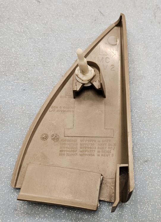 🔥1996-2000 GMC YUKON FRONT DOOR MIRROR LEFT SIDE PANEL COVER OEM TAN