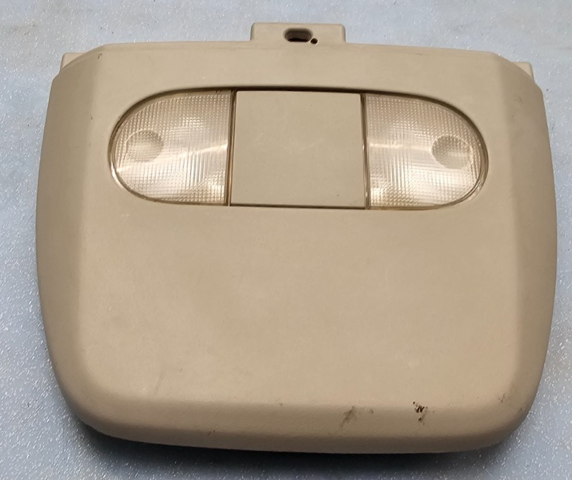 🔥04-08 Ford F150 Overhead Console Front Center Dome Map Lights Roof Rail Gray