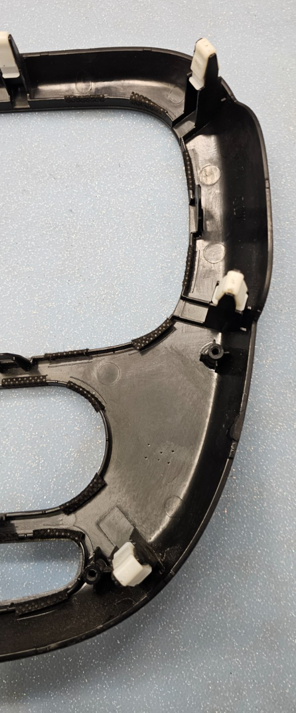 🔥14-16 Kia Soul Climate Control Radio Trim Cover Hood Bezel BLACK OEM
