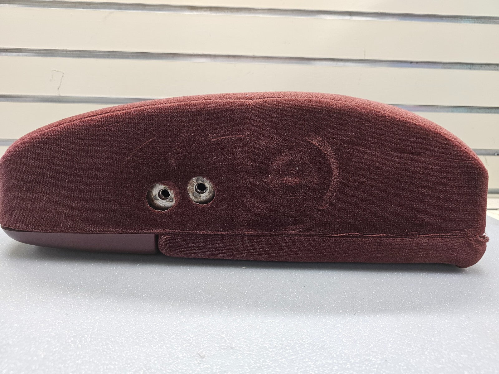 97-03 Ford F150 Center Console JUMPSEAT Armrest Cloth/Leather cup holder Red JS6