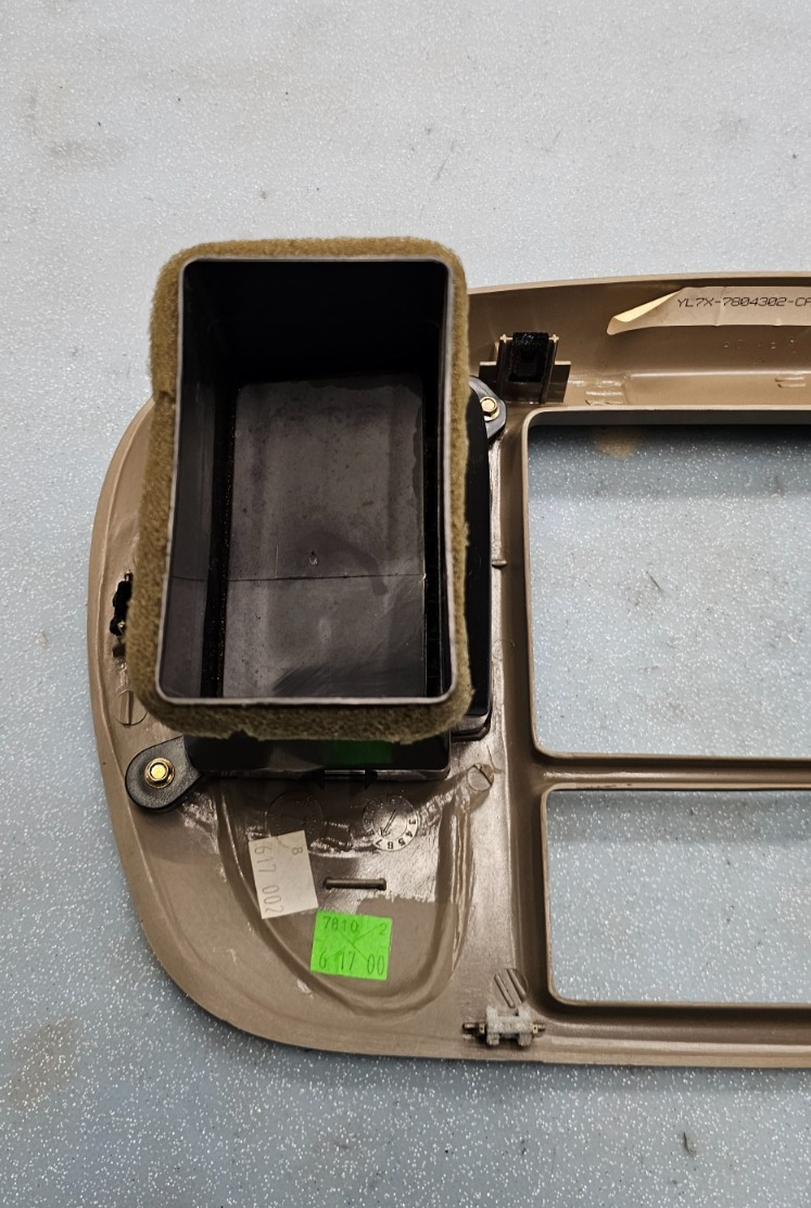 🔥97-03 Ford F150 F-150 Dash Radio Stereo Climate BEZEL Trim Panel Line TAN B1