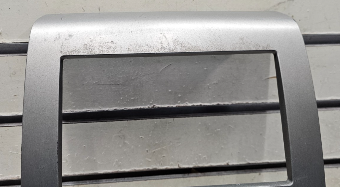 🔥04-07 ARMADA TITAN STEREO RADIO DASH PANEL TRIM CLIMATE CONTROL BEZEL SILVER