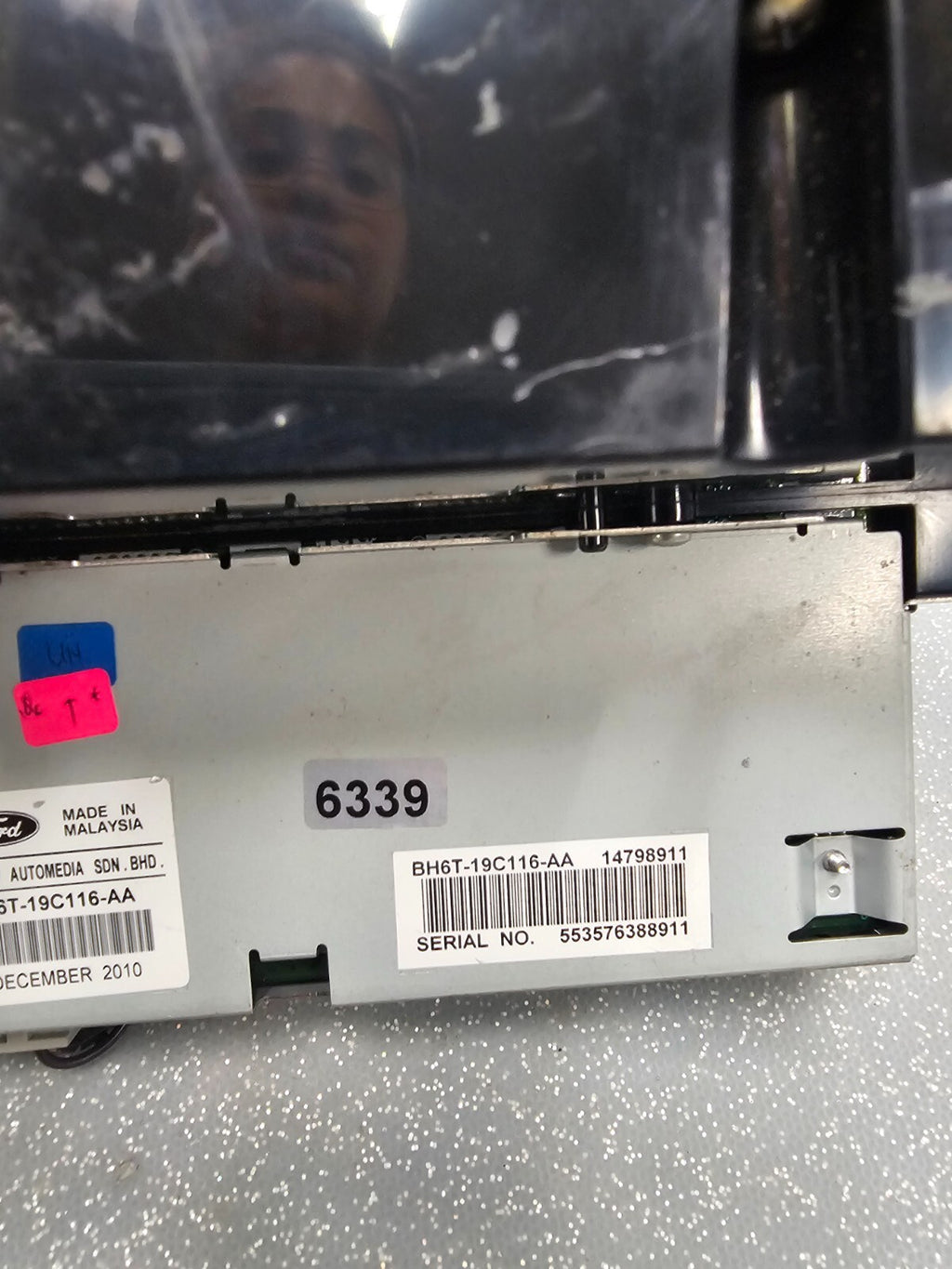 11-12 Lincoln Mkz Front Dash AM FM Radio Control Panel Infotainment Display OEM