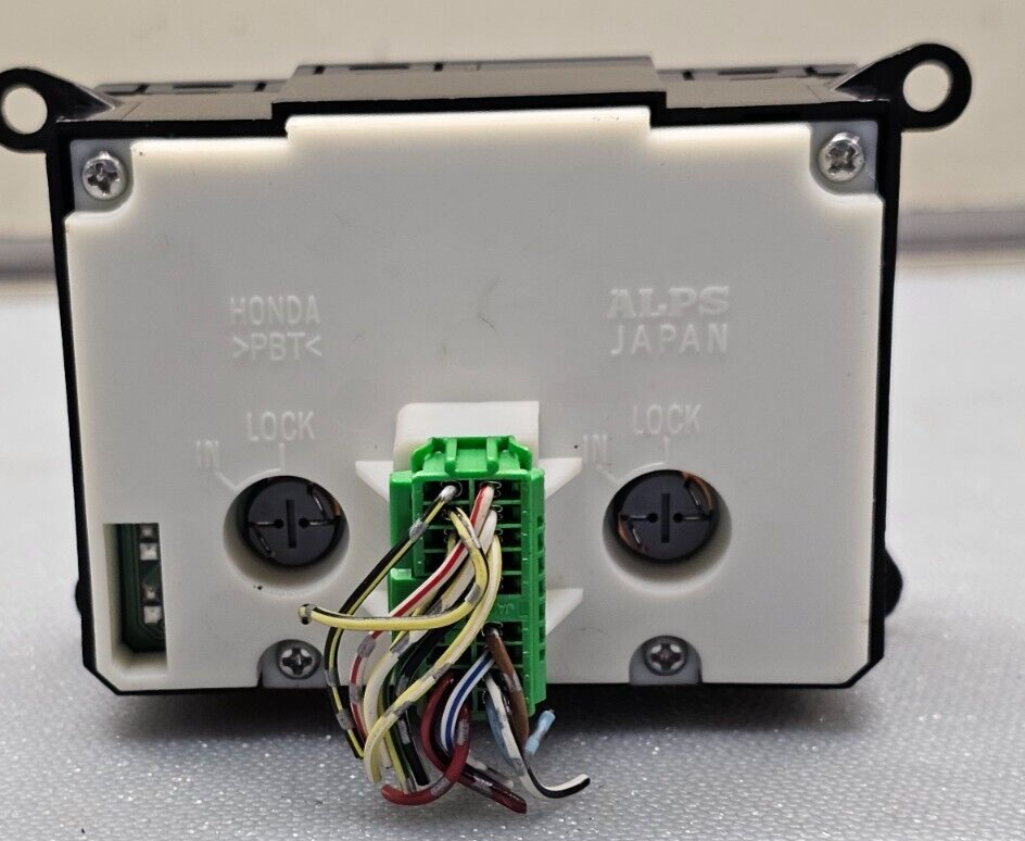 🔥01-06 Acura MDX Rear AC A/C HVAC Heater Climate Temperature Control Black