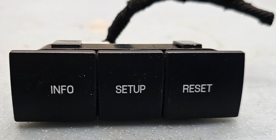 🔥06-17 Expedition Milan INFO SETUP RESET Dash Control Memory Switch BLACK