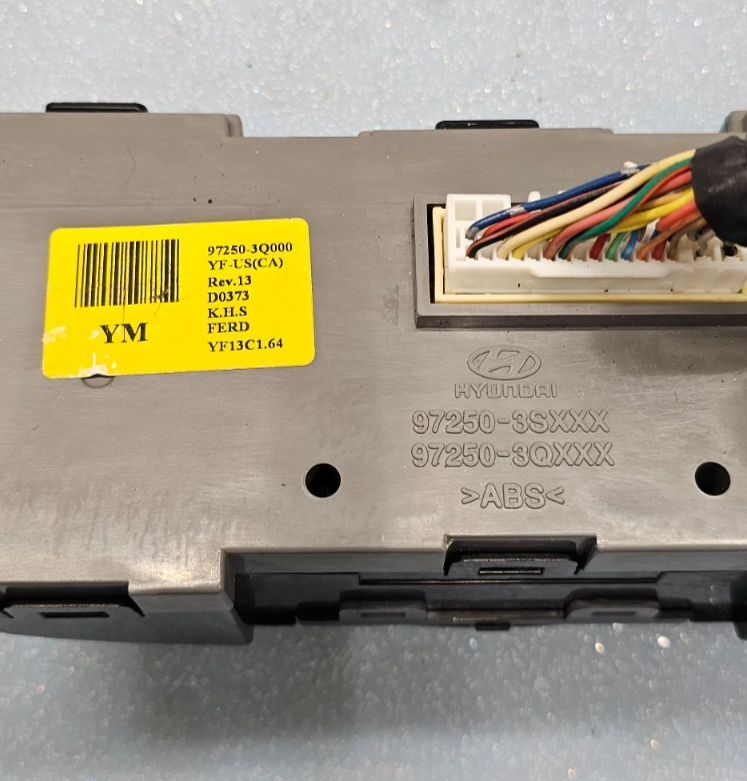 🔥11-13 Hyundai Sonata Dash Heater Temperature Climate Control Panel Black