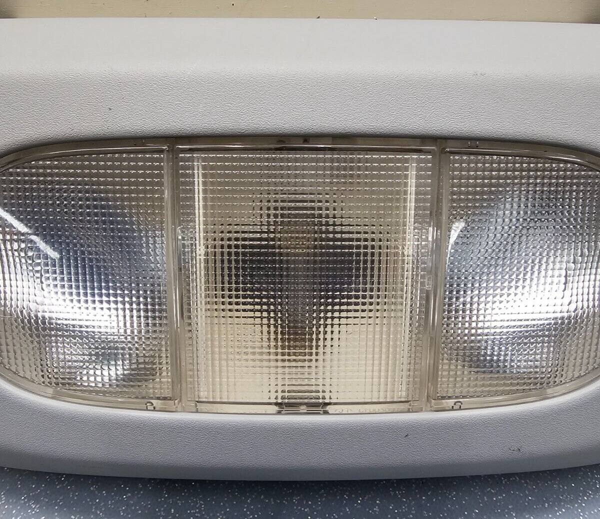 🔥04-08 Ford F-150 Overhead Console DOME Light🔴Lamp Storage Assembly Gray OEM
