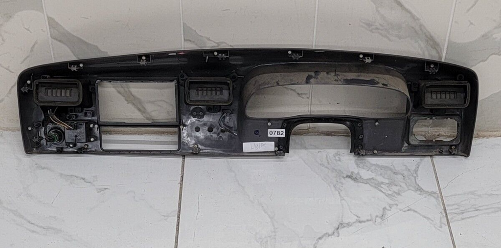 99-04 Ford F250 F350 Dash Instrument Cluster Speedometer Bezel Panel LT Gray C22