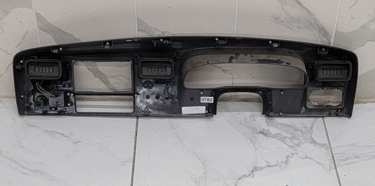 99-04 Ford F250 F350 Dash Instrument Cluster Speedometer Bezel Panel LT Gray C22