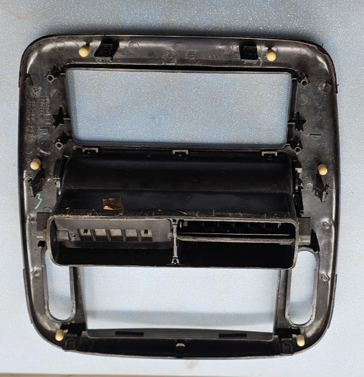 02-05 FORD EXPLORER RADIO AUDIO CLIMATE TEMPERATURE CONTROL BEZEL TRIM WOODGRAIN
