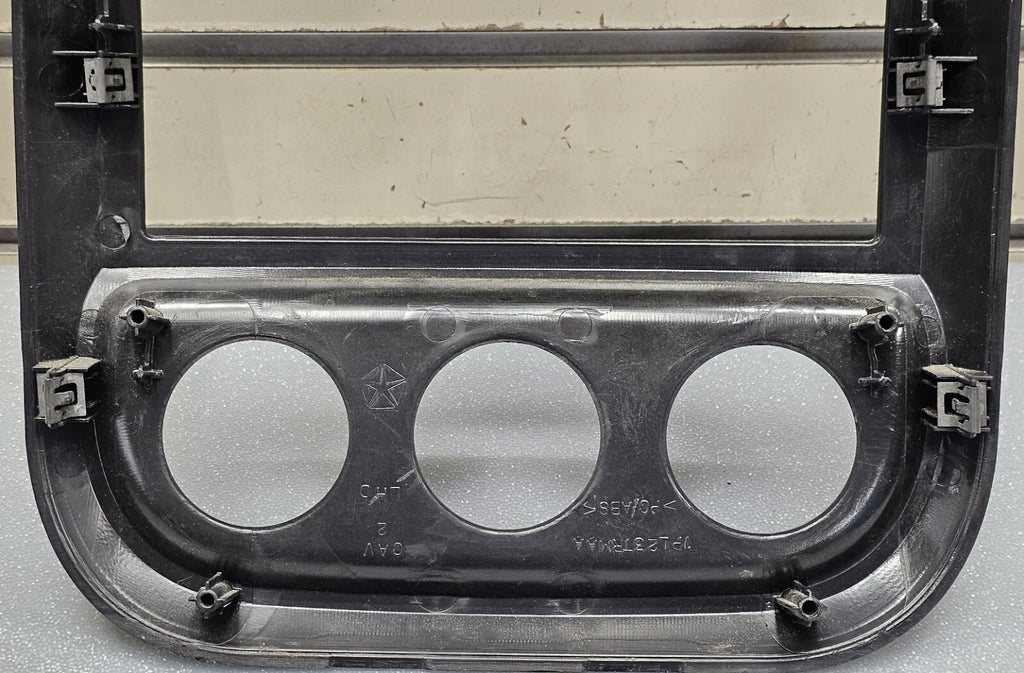🔥10-16 Jeep Compass Patriot Center Dash Radio Climate Trim Bezel Panel BLACK