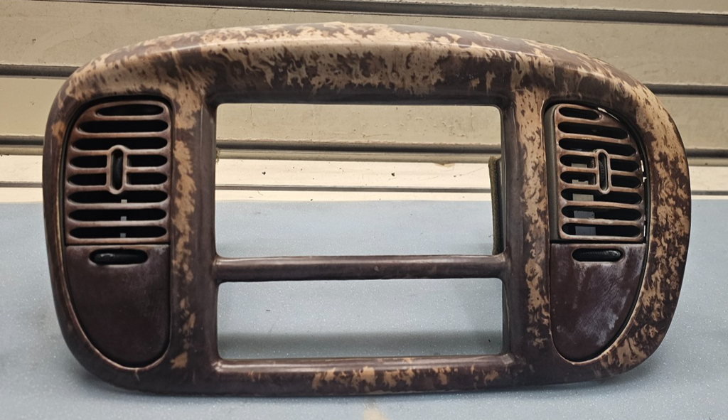 🔥97-03 FORD F150 Expedition Dash Climate Control Radio Bezel Panel Tan OEM