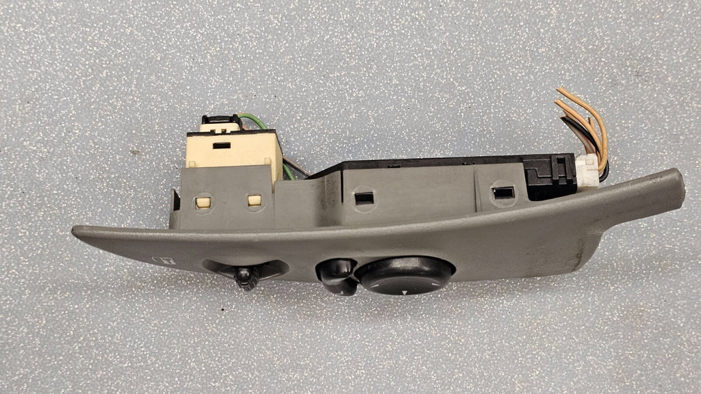 🔥02-07 JEEP LIBERTY LEFT DRIVER MASTER LOCK MIRROR SWITCH TRIM BEZEL OEM GRAY
