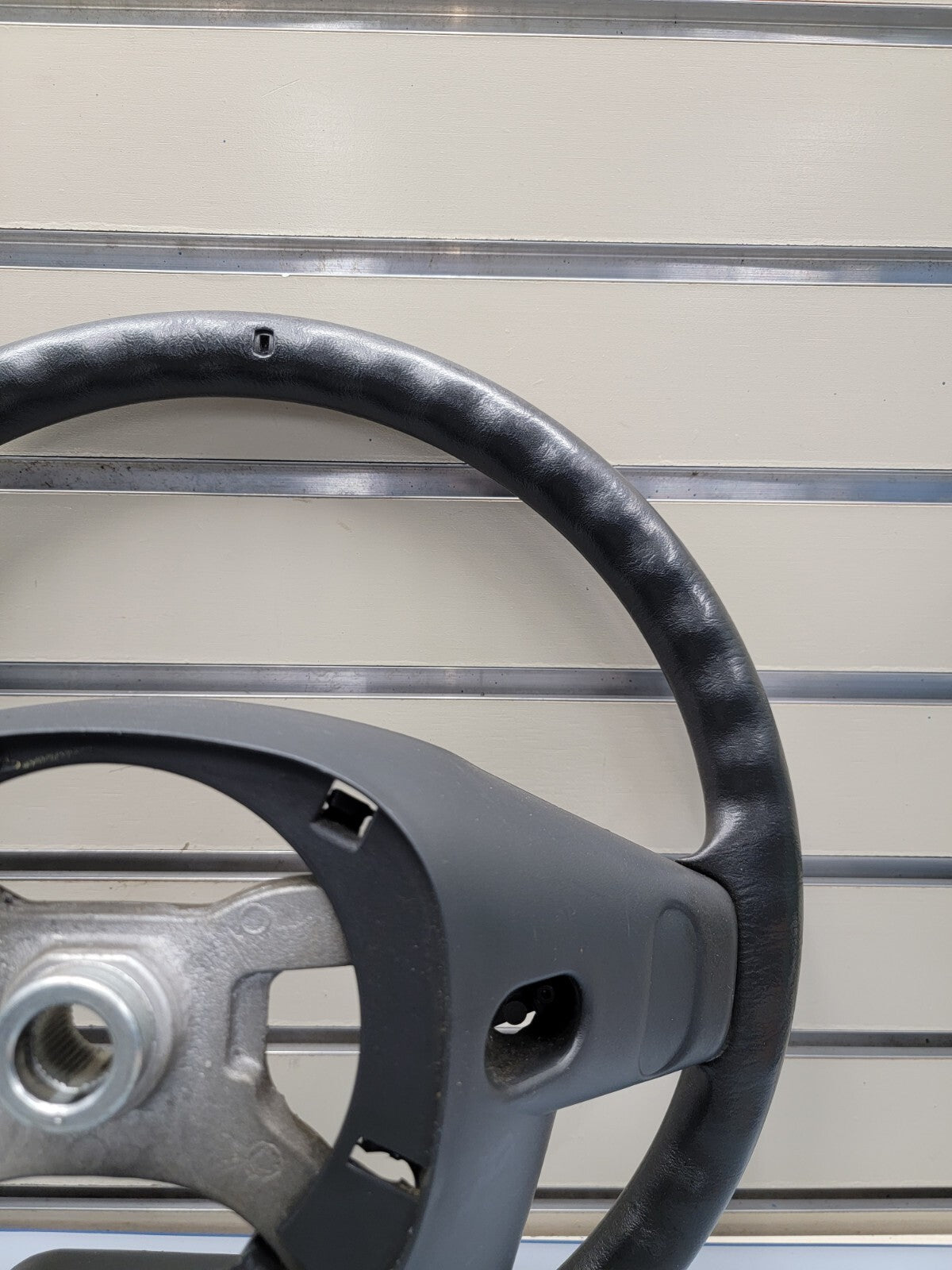 🔥2003-2006 Jeep TJ Wrangler Black LEATHER Steering Wheel Factory Black