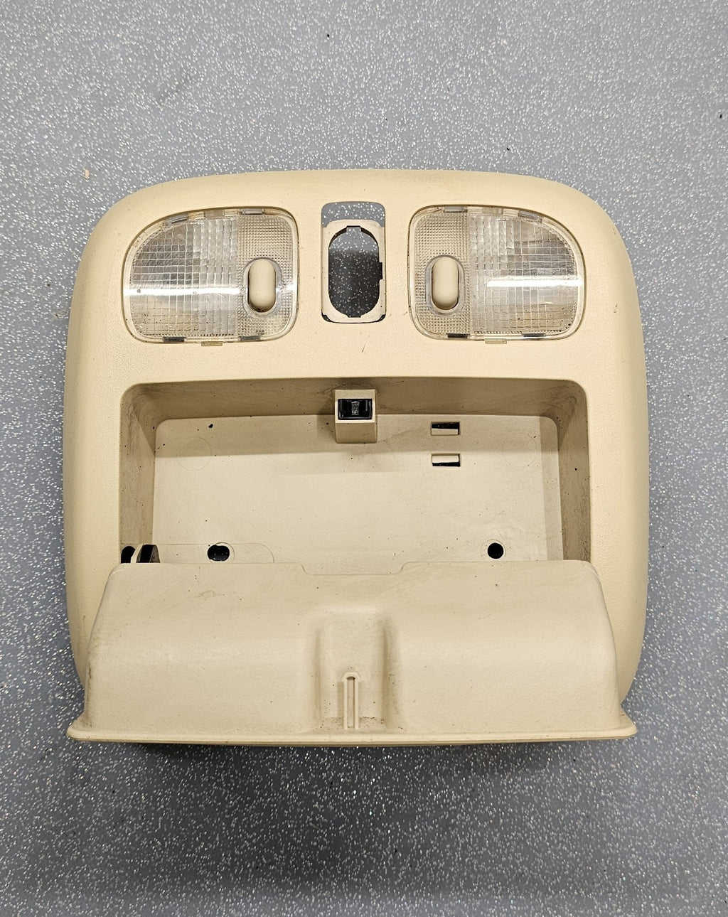 🔥10-12 Fusion Milan MKZ Overhead Console Dome Map Light Lamp Unit Storage TAN