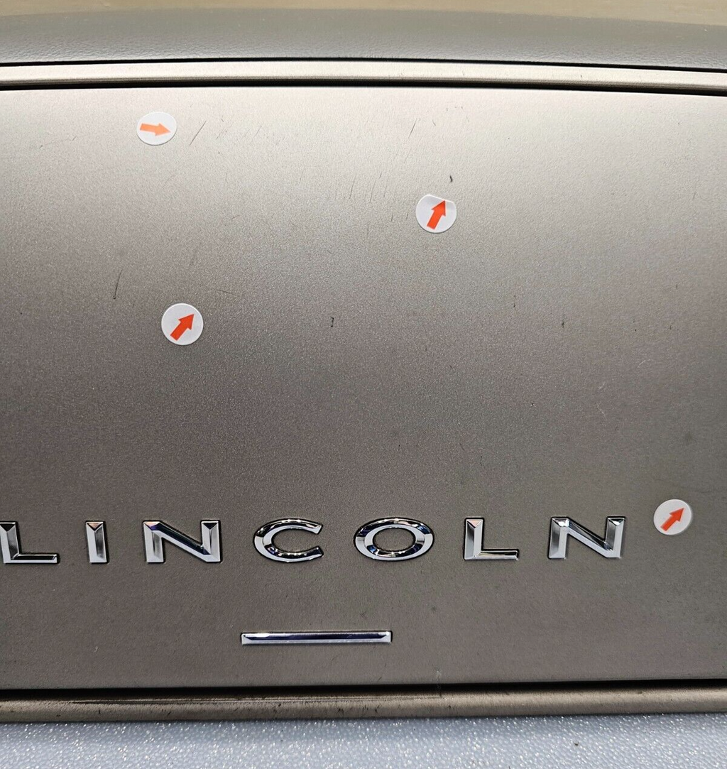 🔥03-05 Lincoln Aviator Radio Navigation Door Dash Trim Bezel Silver Granite B79