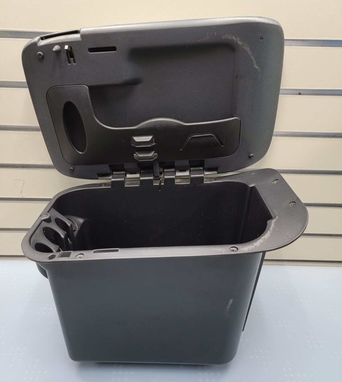 🔥99-02 Chevy Silverado Sierra Center Console Armrest Lid Storage Cover GRAPHITE