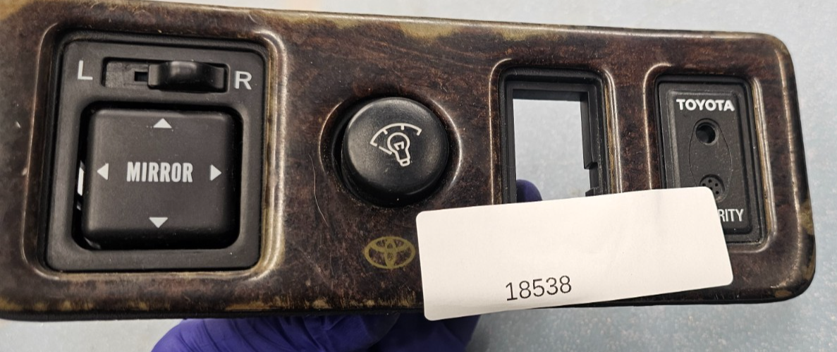 🔥97-01 ​Camry Dash Dimmer Power Mirror Control Switch Bezel Assembly Wood
