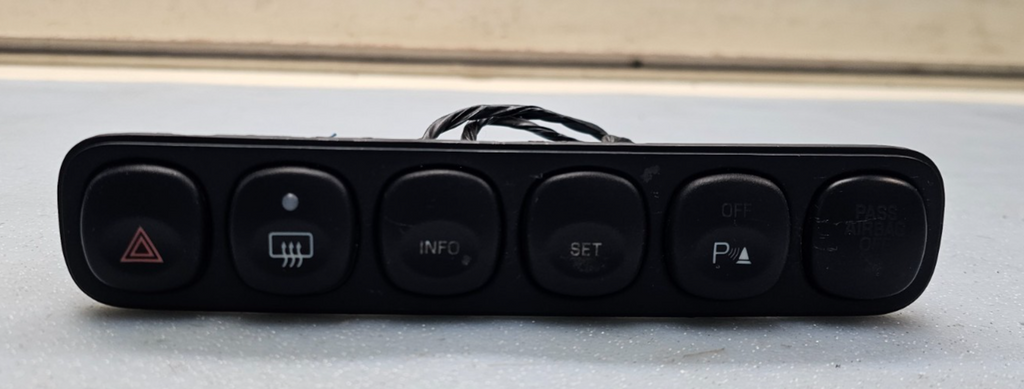 🔥2005-2007 Mercury Mariner Hazard Defrost Info Park Switch Control OEM BLACK