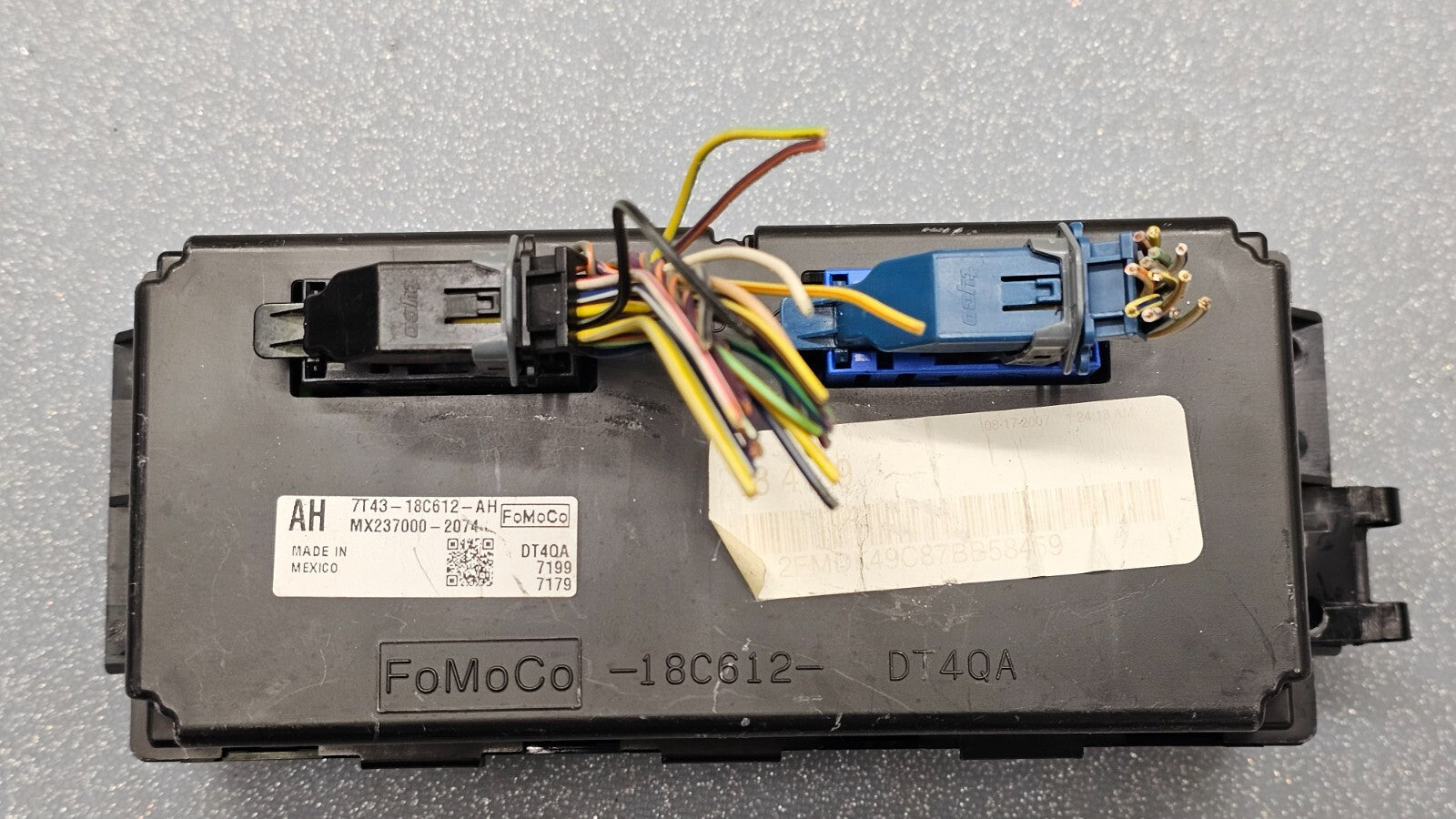 07-10 Ford Edge Dash Center A/C Heater Control Temperature Climate Control Unit