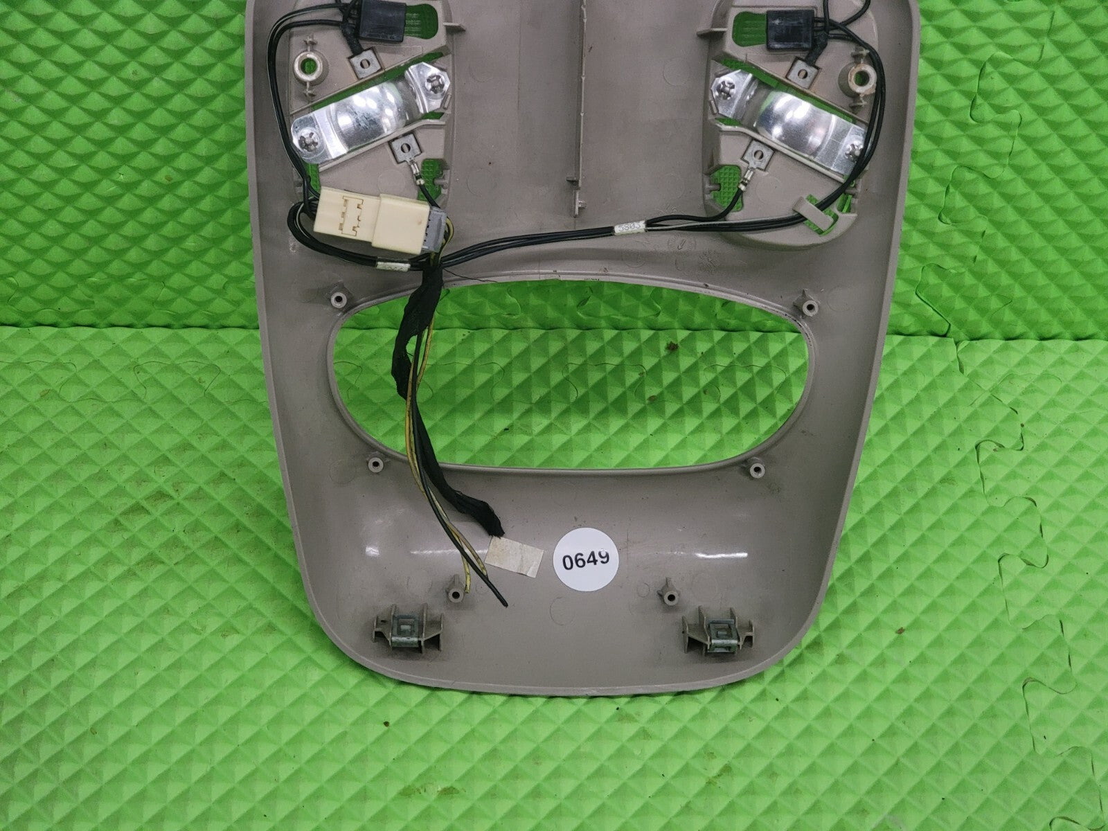 🔥02-05 Dodge Ram Overhead Console Map Dome Light Lamp Storage Assembly Gray