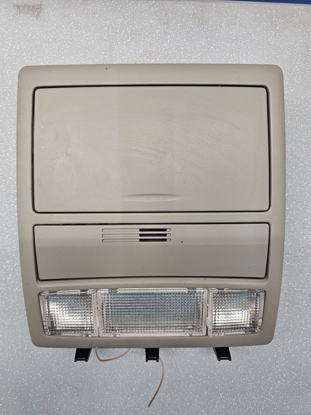 2007-2011 Toyota Camry Overhead Console Dome Map Light Storage Assembly GRAY OEM