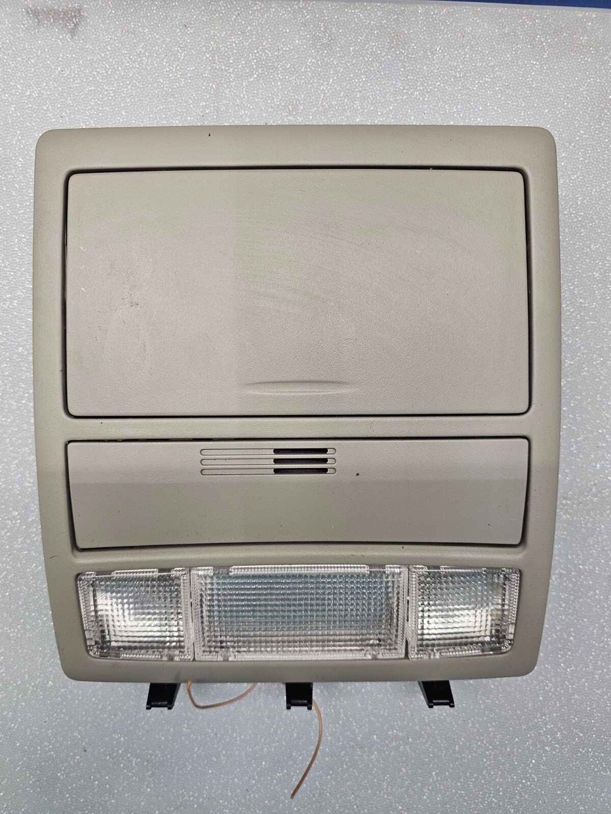 2007-2011 Toyota Camry Overhead Console Dome Map Light Storage Assembly GRAY OEM