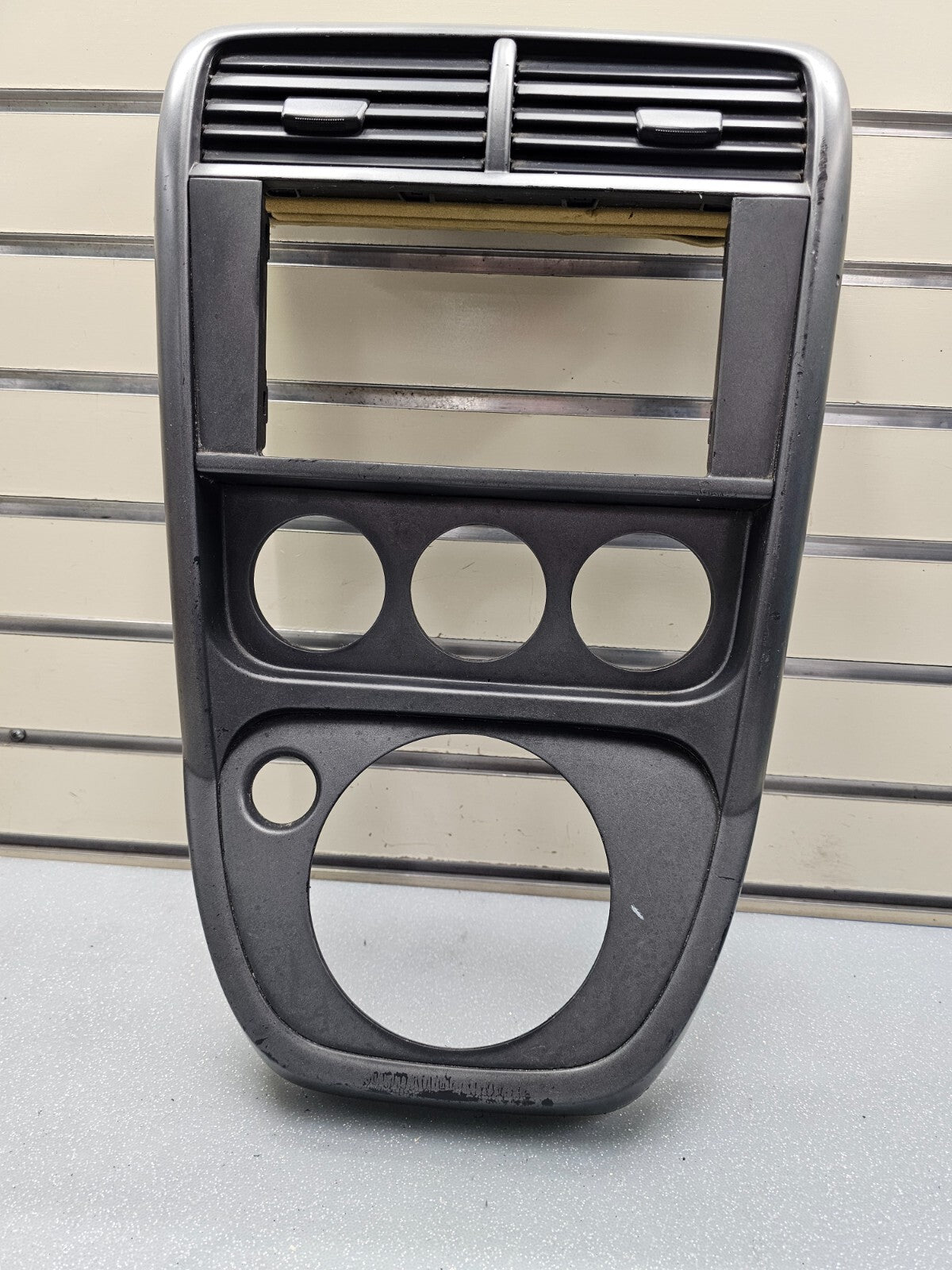 🔥03-06 Honda Element Center Dash Radio Surround Bezel Trim Panel Climate Black