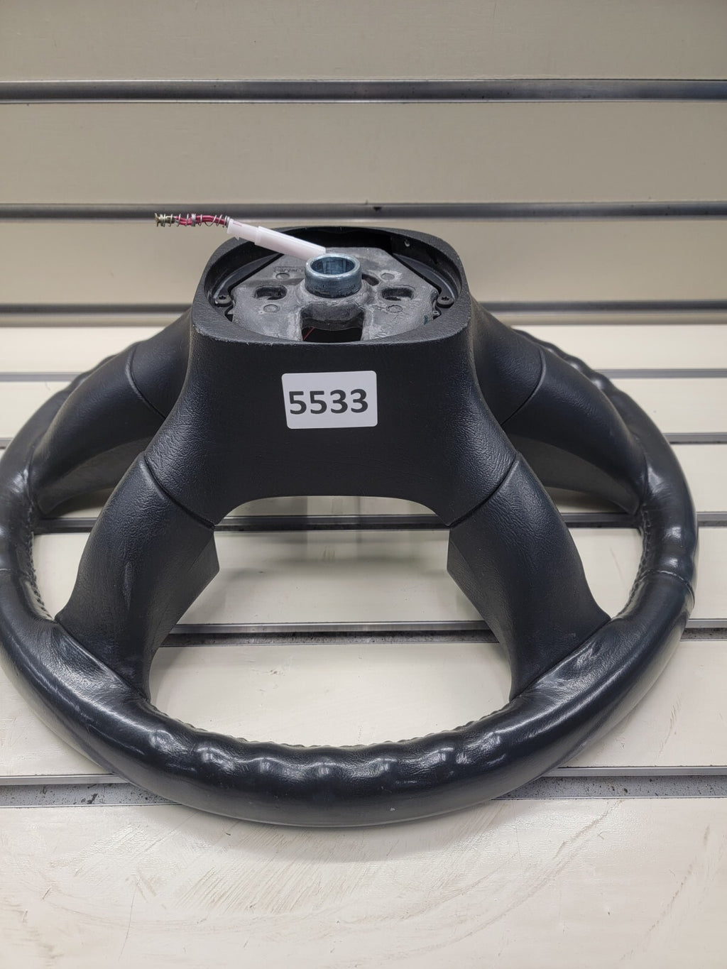 🔥03-06 SILVERADO SIERRA YUKON TAHOE SUBURBAN STEERING WHEEL LEATHER BLACK