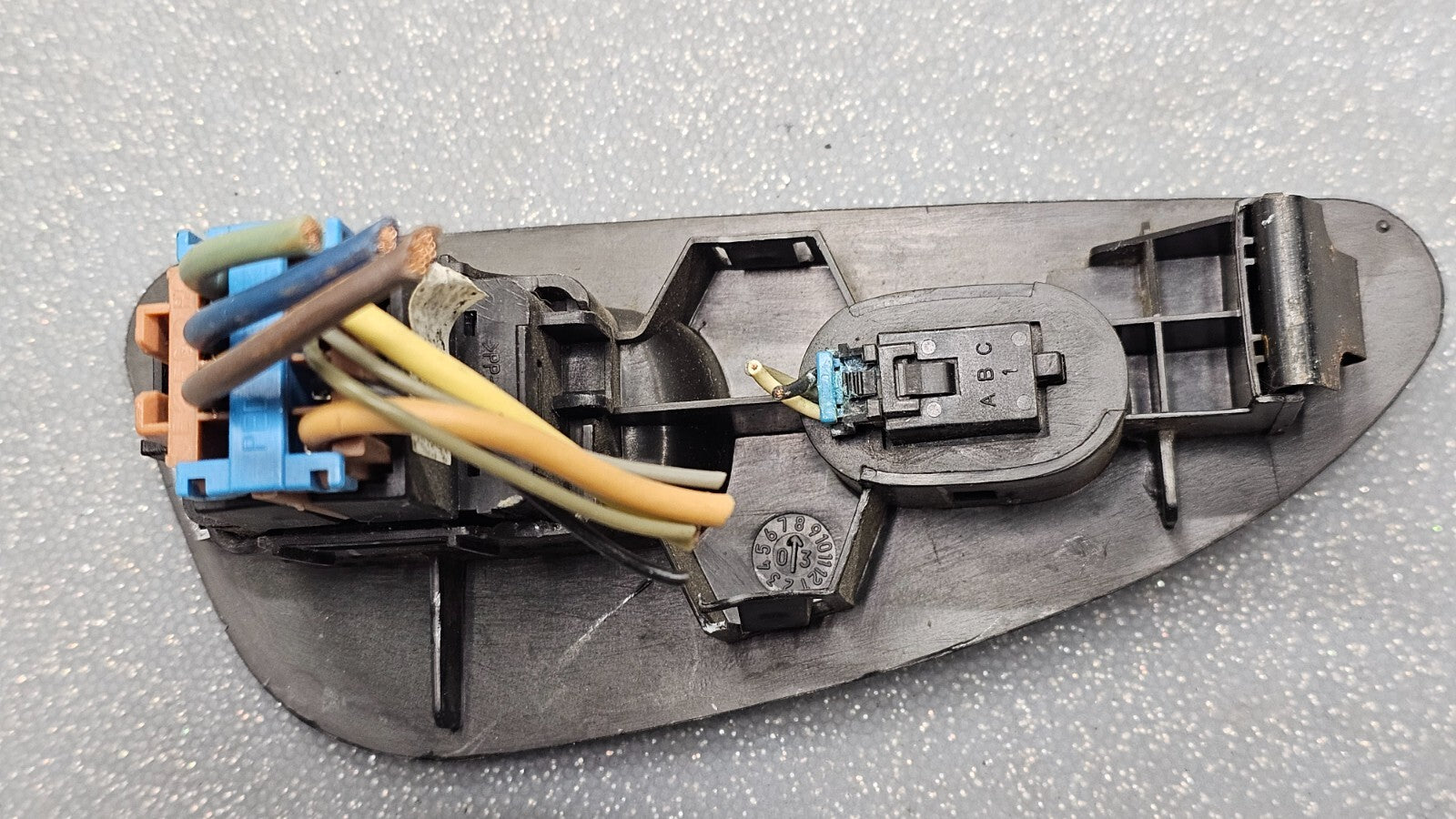 🔥04-07 Chevy Malibu Front Right Passenger Power Window Door Switch Lock Wood