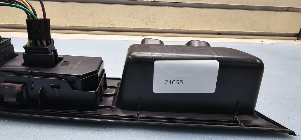 🔥09-16 CHEVY IMPALA LEFT DRIVER MASTER POWER DOOR WINDOW SWITCH BEZEL BLACK