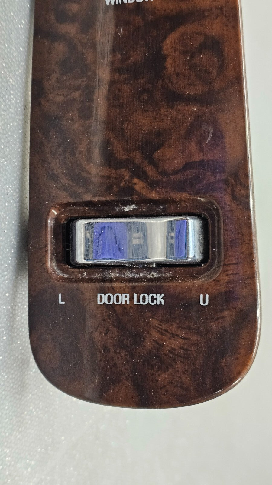 🔥98-02 Lincoln Town Car Right Passenger Window Door Lock Switch Control Wood