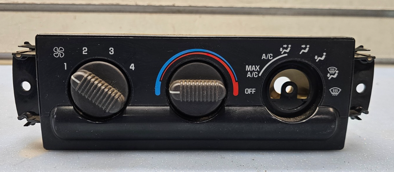 🔥98-05 Blazer Jimmy Bravada Dash A/C Climate Temperature Heater Control Black