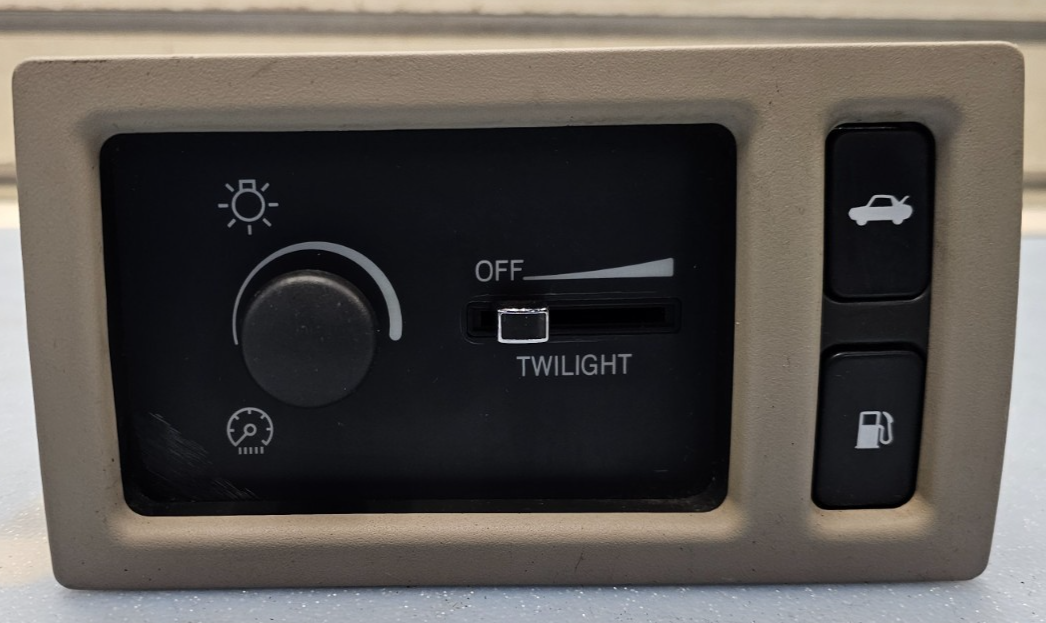 🔥97-99 Cadillac Deville Headlight Dimmer Control Switch Fuel Trunk Release TAN
