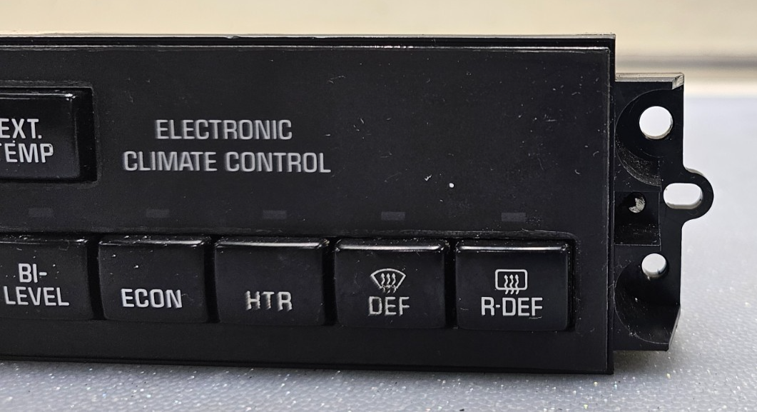 🔥90-93 REATTA RIVIERA Dash Climate Control Heater Temperature Conditioning