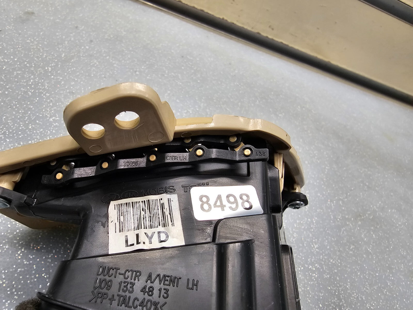 🔥11-13 Elantra Center Dash Left LH Air Vent Grille Heater Conditioner Tan
