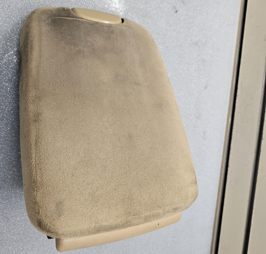 🔥08-12 Honda Accord Center Console Lid Armrest Cover Top Pad Assembly Tan Cloth