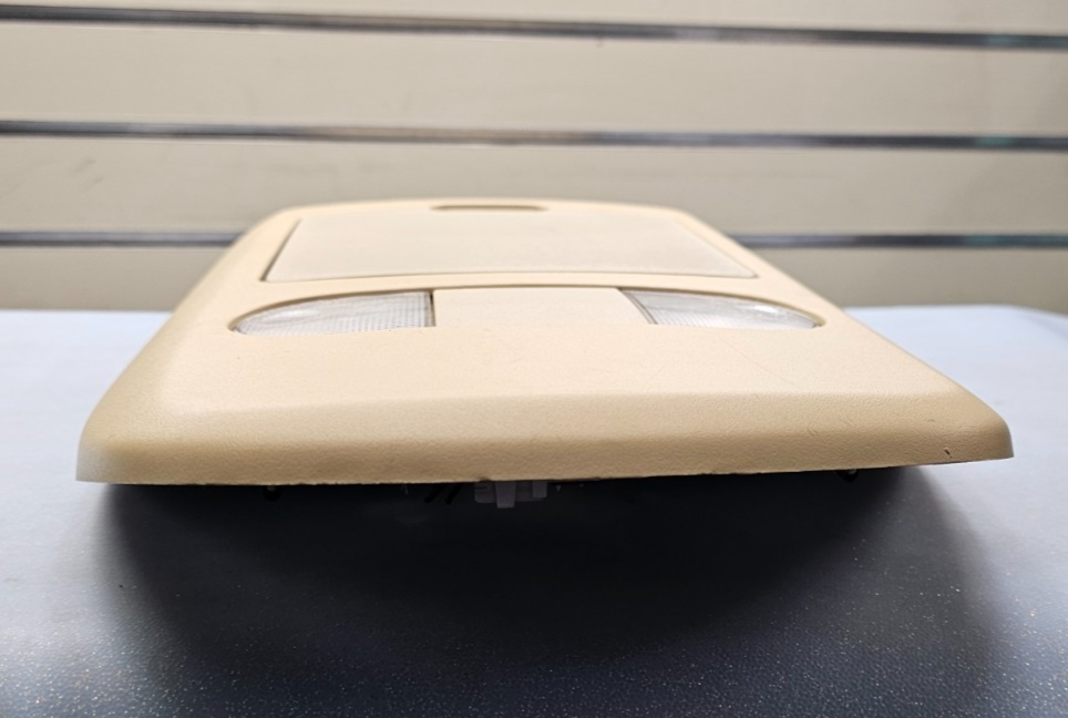 🔥04-08 Ford F-150 F150 Overhead Console DOME Light Lamp Roof Storage Tan