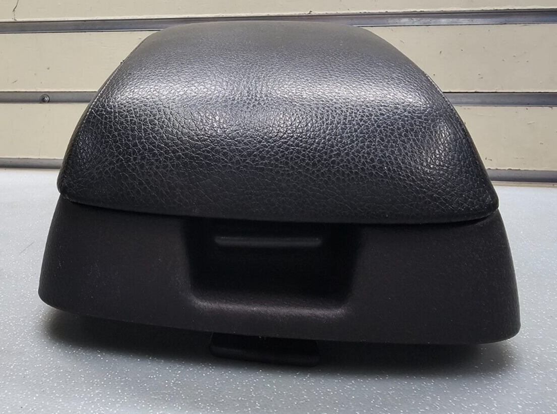07-12 Santa Fe Center Console Arm Rest Cover Lid Top Pad Storage Assembly Black