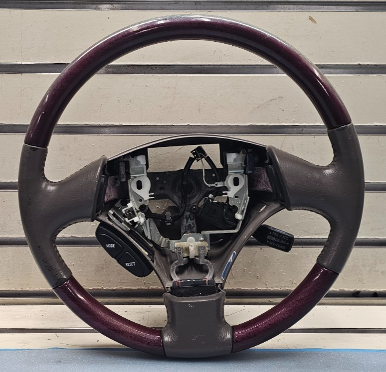 🔥02-06 LEXUS ES300 ES330 STEERING COLUMN WHEEL CRUISE CONTROL OEM TAN/MAROON