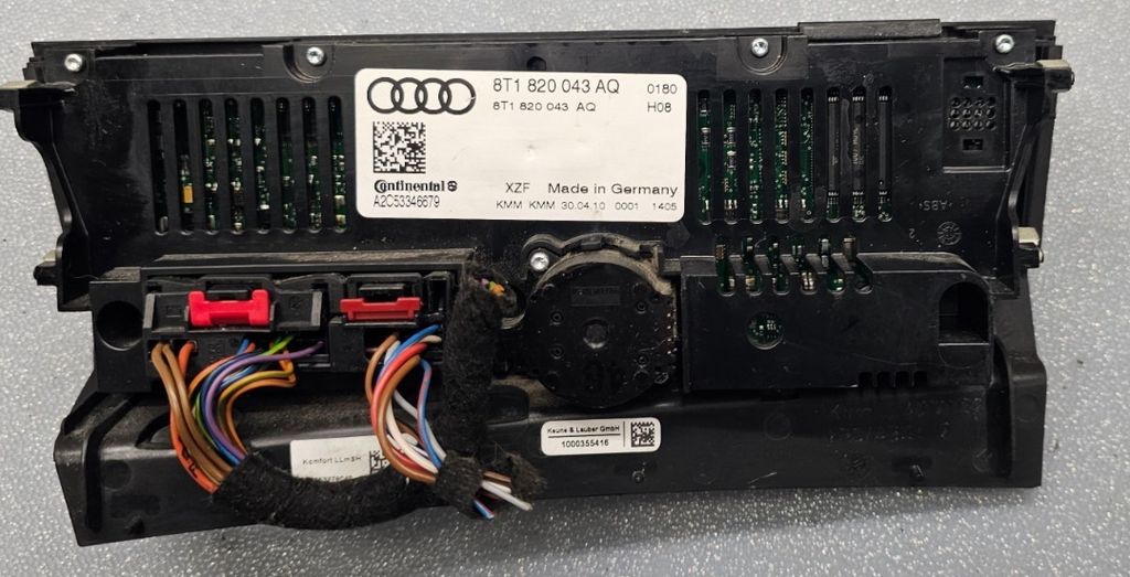 🔥08-13 AUDI A4 S4 CLIMATE CONTROL PANEL TEMPERATURE UNIT A/C HEATER OEM CC6017