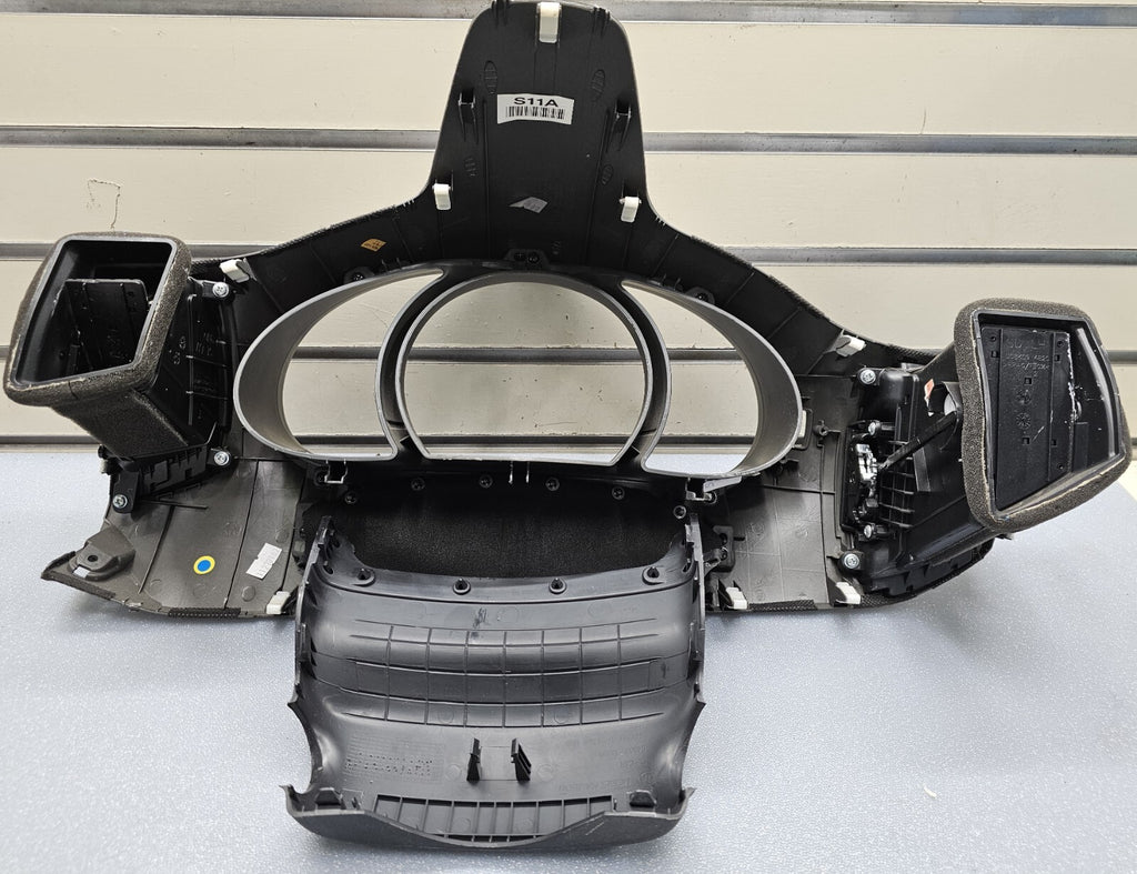 11-16 KIA SPORTAGE DASH SPEEDOMETER INSTRUMENT GAUGE CLUSTER BEZEL TRIM DK GRAY
